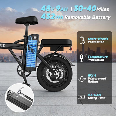 Canorstudios Dual Seat Foldable E-Bike