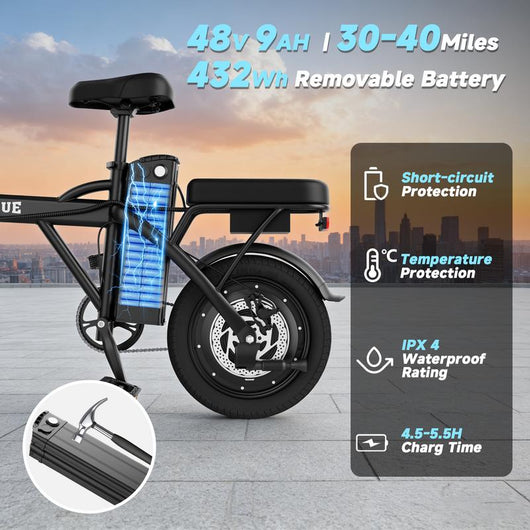 Canorstudios Dual Seat Foldable E-Bike