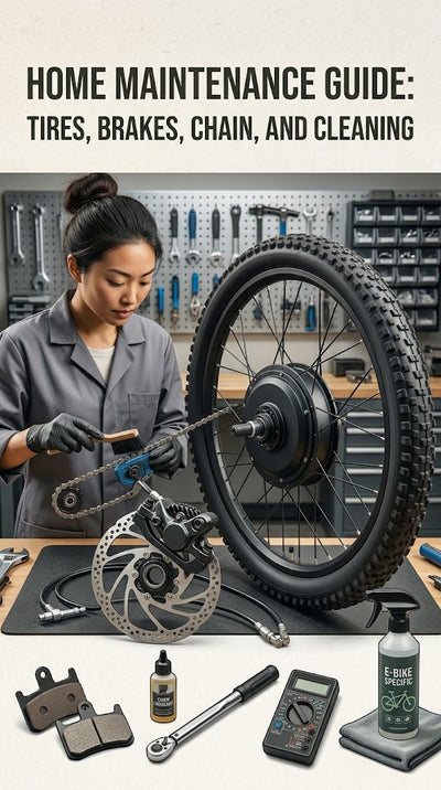 Home Maintenance Guide: Tires, Brakes, Chain, and Cleaning